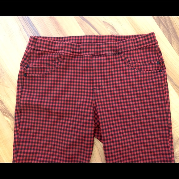Sanctuary Red Plaid pants - Picture 2 of 3